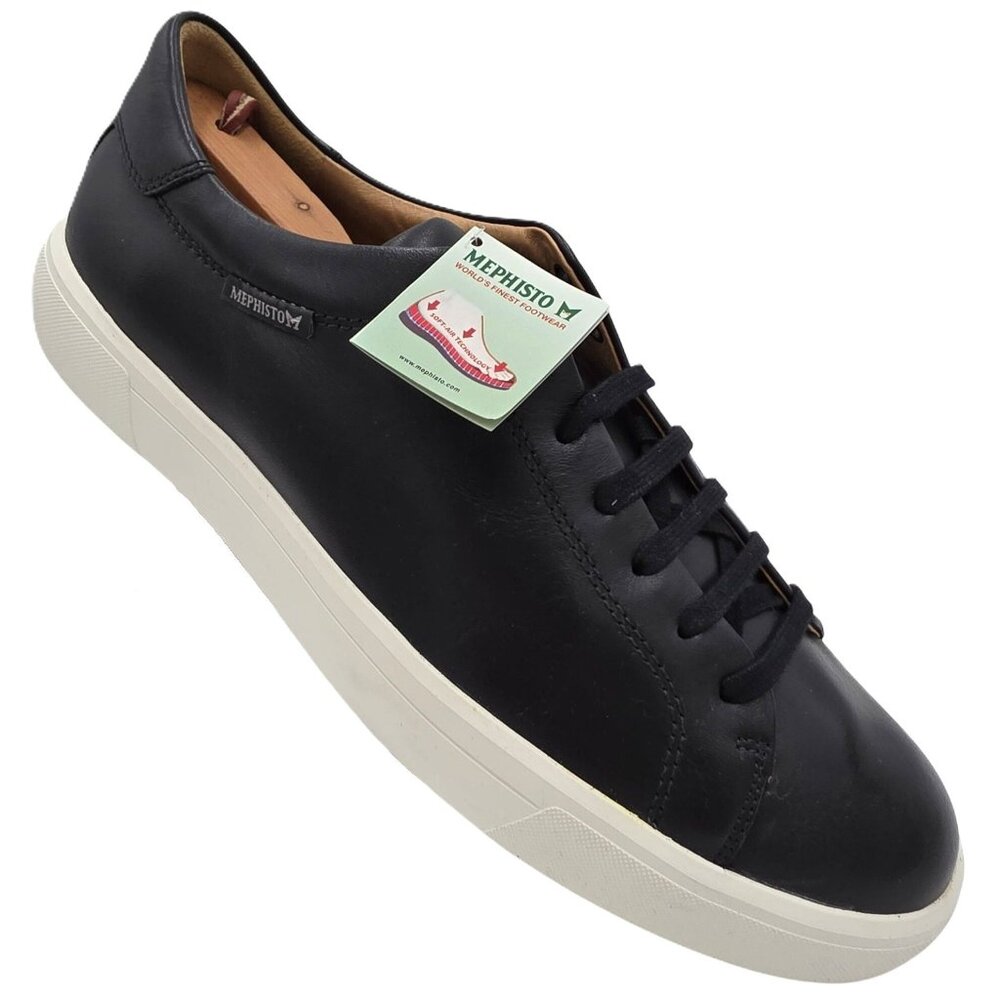 NEW Mephisto Hasko City Hiker Black Casual Shoes Mens 11.5 Comfort Sneakers